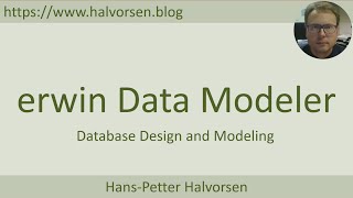 Database Design and Modeling with erwin Data Modeler
