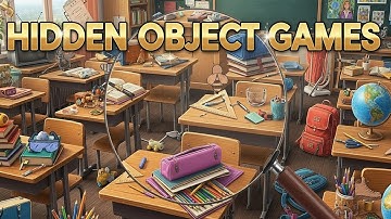 Hidden Object Games! 🔎 Find de 5 items in the image!!