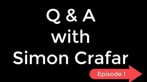 Q & A with Simon Crafar: Part 1