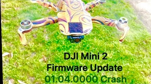 DJI Mini 2- Firmware 01.04.0000 Crash