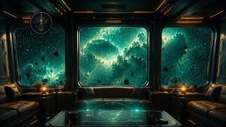 Emerald Nebula Lounge • Cozy Spaceship Ambience & Relaxing Space Music (Archive Entry 016)