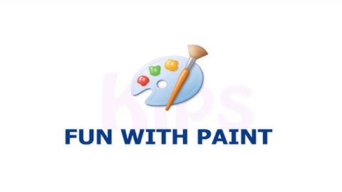 Class-4 Computer L-4 Fun With Paint (Cyber Touch Kips) Animation video