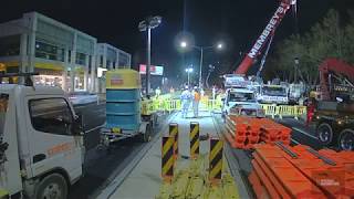 72 Tonne Lift in Hoddle Street, Melbourne