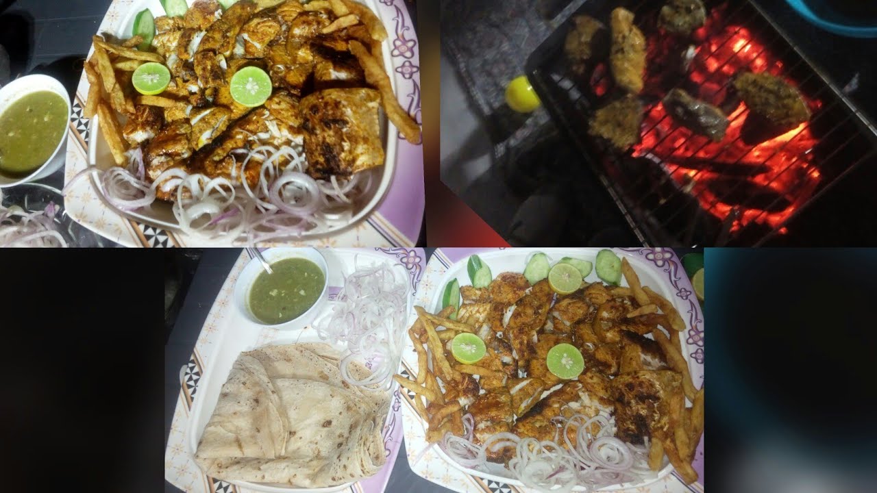 Grilled Bar.B.Q Fish at home. How To Make Grilled Fish At Home Easily