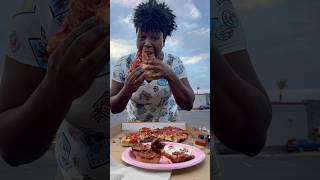 🍕PizzaChallenge with mydaughter #rockpaperscissors #foodchallenge #foodreview #pizza #littleceasars