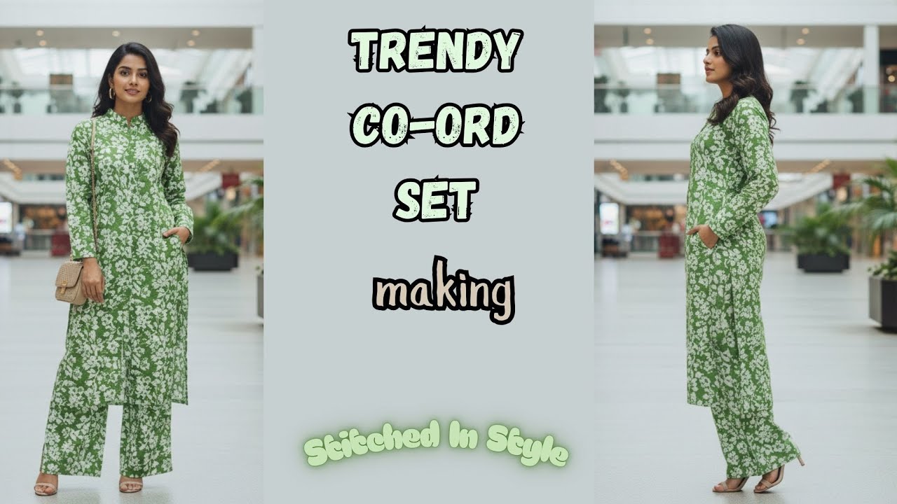 Very Easy Co-ord Set Cutting & Stitching | Trendy Ladies Shirt with Coat Collar Design