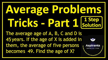 Average Problems Amazing Trick | Part 1 | Math Tricks | Quantitative Reasoning | Aspirants of Future