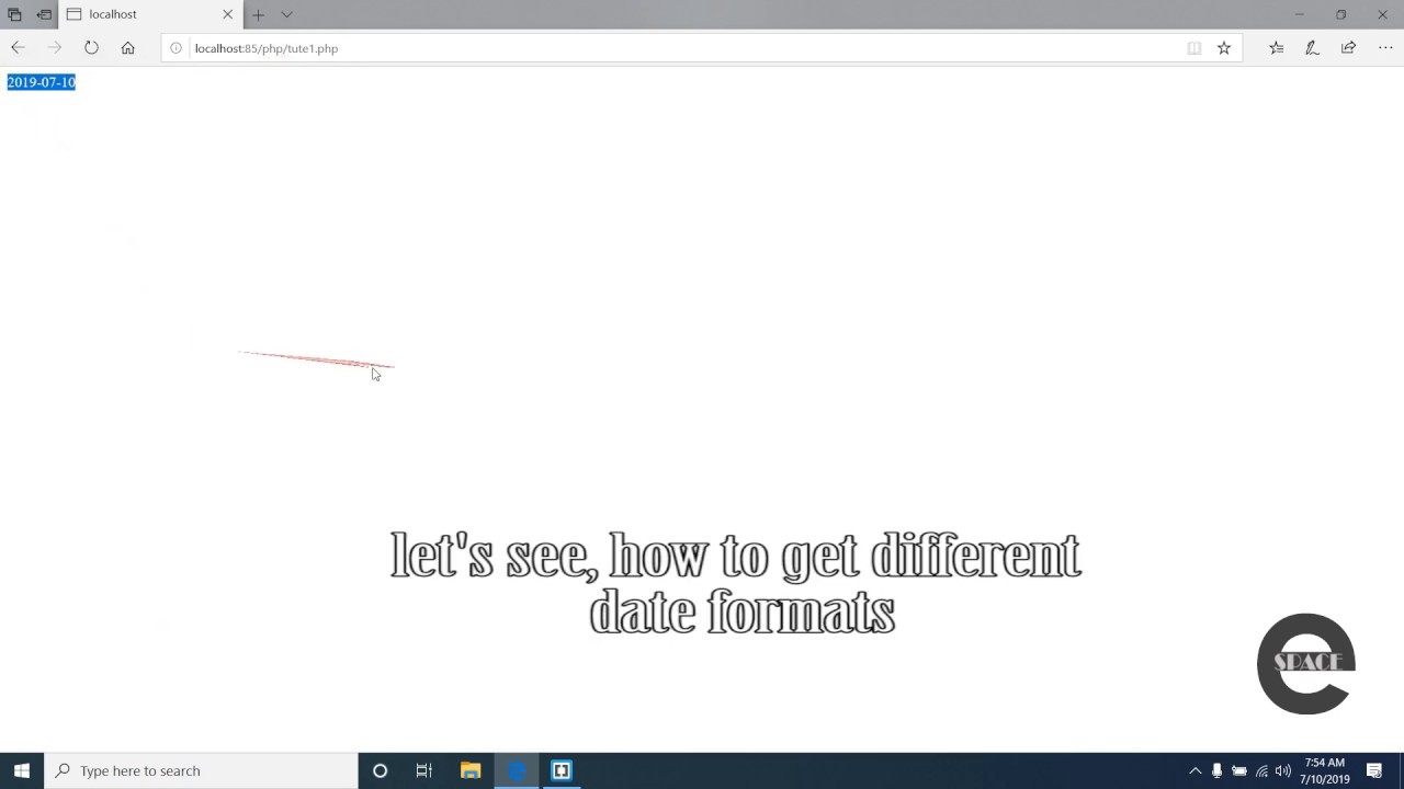 PHP date function - YouTube