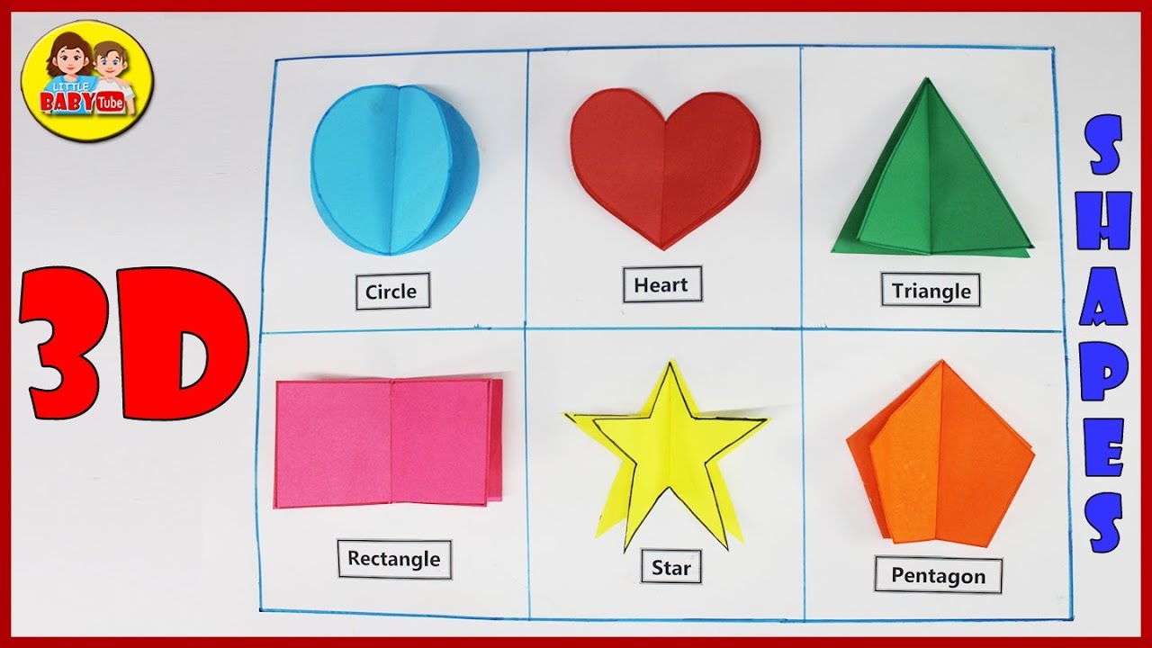 how-to-make-3d-shapes-paper-crafts-maths-model-3d-shapes-youtube