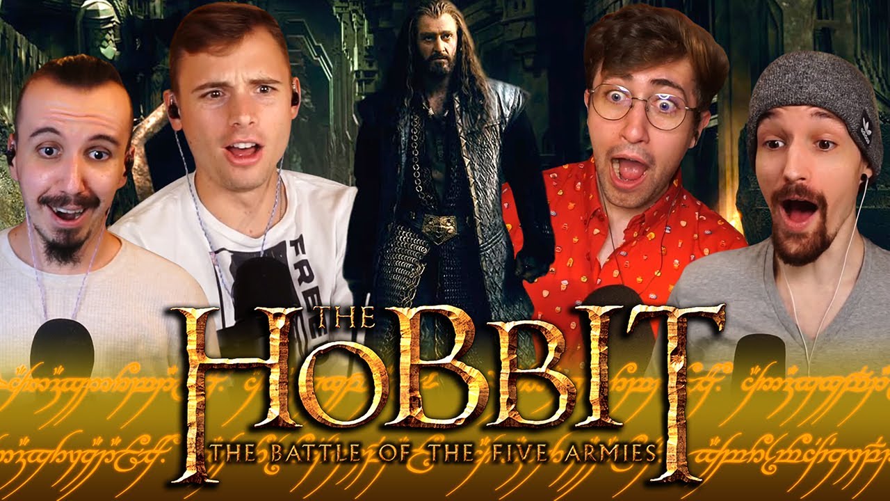 THE HOBBIT: THE BATTLE OF THE FIVE ARMIES (2014) MOVIE REACTION!! - First Time Watching!