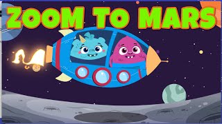 Zoom Zoom Zoom We're On Our Way To Mars - The Kiboomers Space Songs For Preschoolers