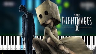 Little Nightmares 2 - End Of The Hall (Ending Theme) (Easy Piano Tutorial)