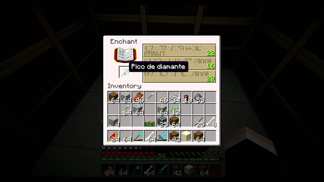 Minecraft 4º Intento de Conseguir Pico Silk Touch o Fortune (Conseguí