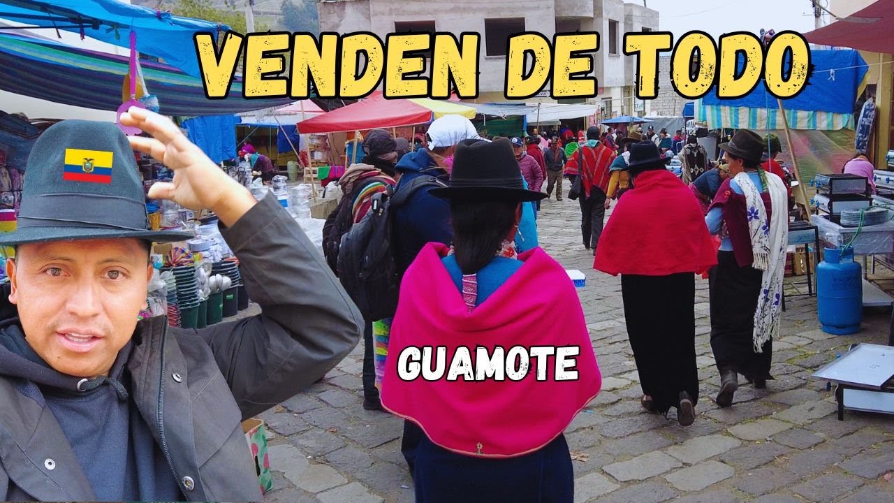 Los jueves en GUAMOTE venden de todo. 🙆🏻‍♂️¿en serio venden eso?