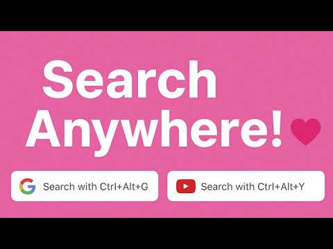 Instant Google & YouTube from Any App — Introducing Search Anywhere! 💗