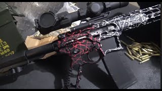 F1 Firearms BDRX 15 Skeletonized AR 15 First Shots and Thoughts BTO Range Conroe Rental Guns