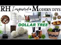 10 High End Modern Dollar Tree DIYS/RESTORATION HARDWARE DIY Room Decor/HIGH END HACKS/RH Dupes