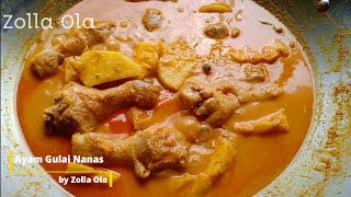 Resep Ayam Gulai Nanas ~ khas Minang