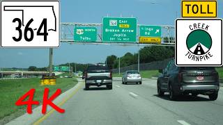 ⁴ᴷ Creek Turnpike (OK 364) eastbound [4K VIDEO]