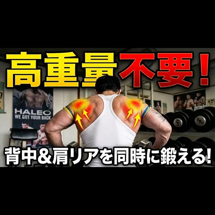 No Heavy Weights Needed] The Ultimate Exercise to Hit Your Back