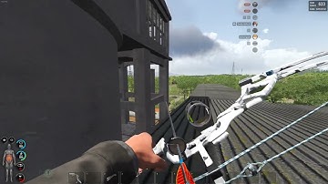 SCUM survival rambo explosive arrow kill!