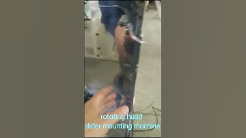 HY-133S-S Zipper rotating slider 2 way slider mounting machine for vislon/plastic zipper