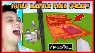 PRANK MOMON PAKE CHEAT COPY PASTE DI BUILD BATTLE MINECRAFT !! Feat @sapipurba