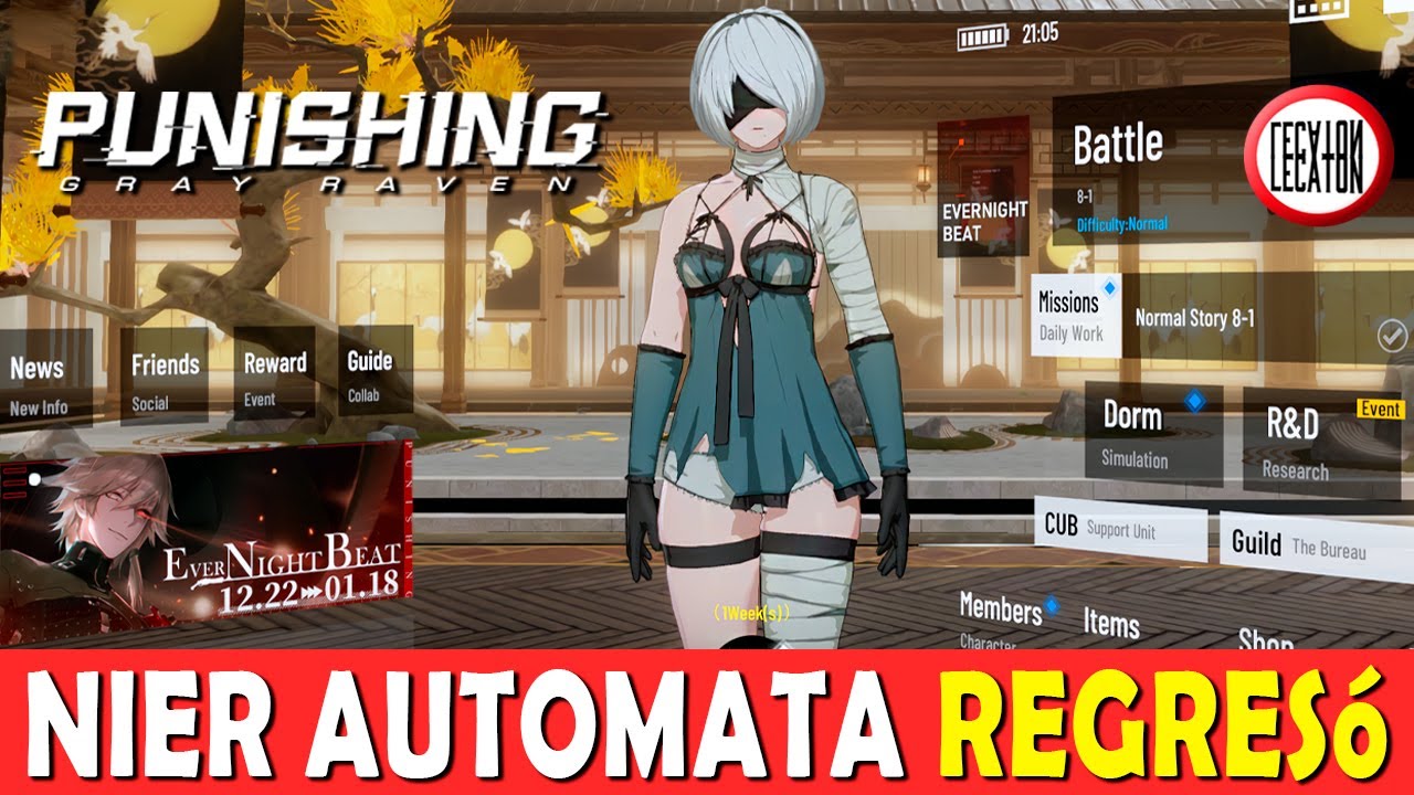 Punishing Gray Raven (Global) x NieR Automata (Rerun) Gameplay con