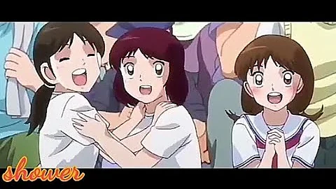Shower- Sanae, kumi, yayoi, yoshiko y Yukari