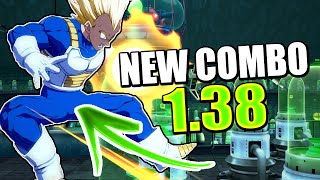 Wtf New Combo With Vegeta Is Insane - New Dbfz Patch 1.38