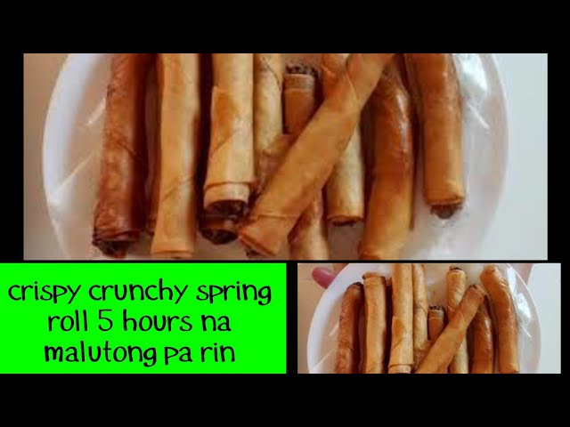 Lumpiang Shanghai | Crunchy and crispy spring rolls | 5 hours na malutong pa rin class=