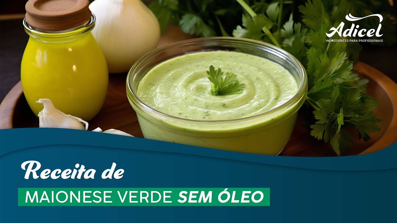 Receita Maionese Verde Sem Óleo