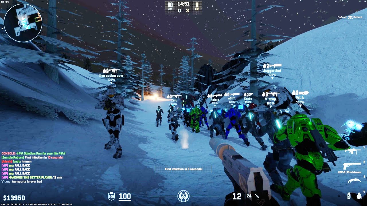 CS2 Zombie Escape ze_artika_base_p On GFL Server