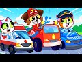Pretend Play Jobs and Careers | Driving Center Adventure | Funny Cartoons For Kids &amp; Nursery Rhymes