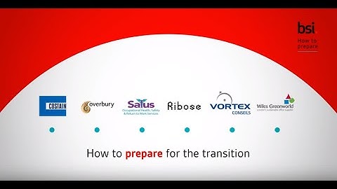 ISO revisions - How to prepare for your transition