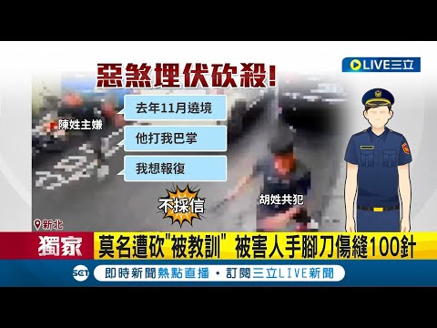 #三立獨家 2惡煞當街砍男子!  兇手犯後"帶律師"直衝警所投案  教唆犯案? 嫌犯帶刀尋仇稱有嫌隙  員警質疑不單純│記者 陳亭汝 何孟哲│【LIVE大現場】20230904│三立新聞台
