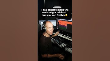 ⚡️ Logic Pro Quick Tips - Set all Tracks to same height