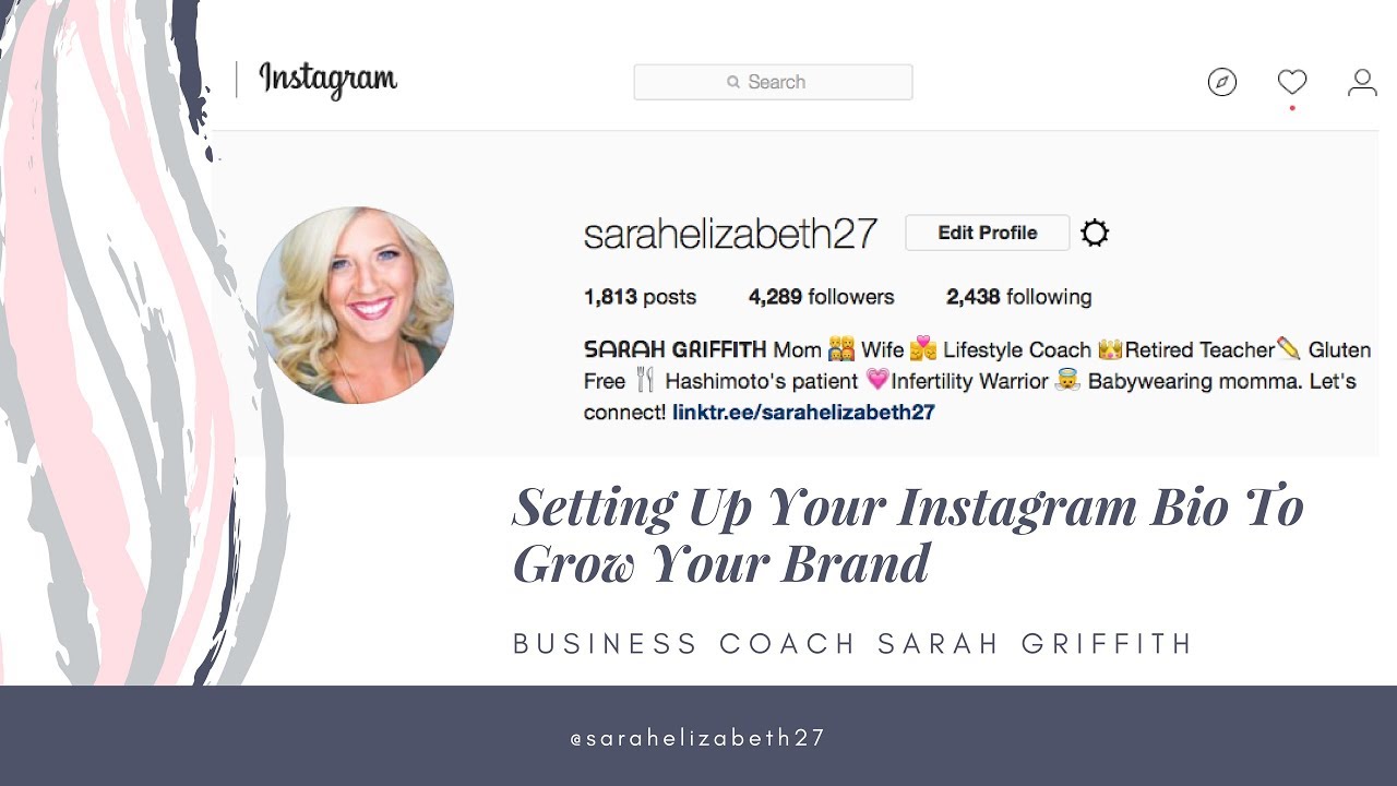 Setting Up Your Instagram Bio To Grow Your Brand - YouTube