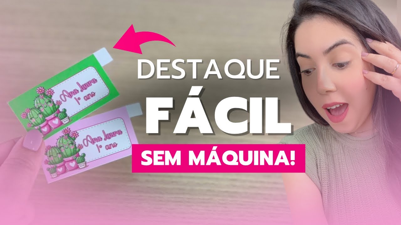 O truque MAIS FÁCIL para destacar etiquetas escolares!