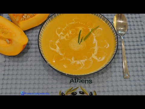 Divine Greek Velvety Butternut Squash Soup - Θεϊκή Κολοκυθόσουπα Βελουτέ