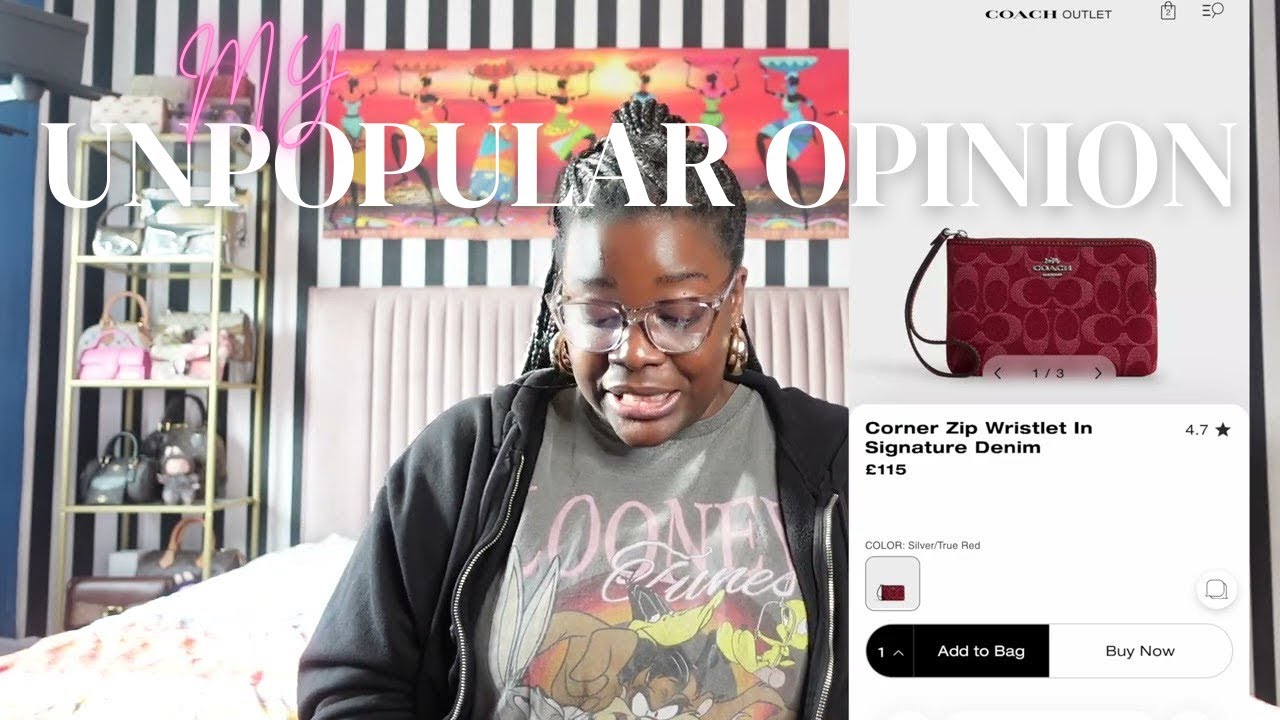 UPCOMING COACH OUTLET DROP 💭| DENIM 👖NEWSPAPER PRINT 📰 AND POWDER PINK 💕