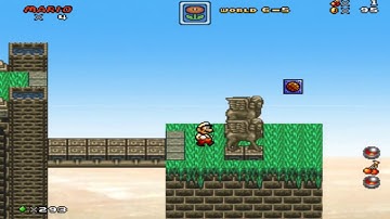 Mushroom Kingdom Fusion v0.7 (Mario) World 6-5 The Sky Garden