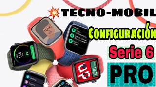 Review smartwatch serie 6 PRO/ Configuración completa con su App/ M2wear -  YouTube