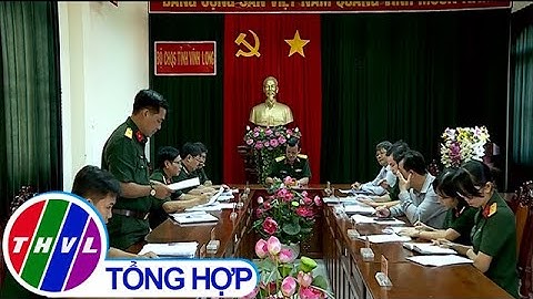 Cục chính trị Quân khu 9 làm việc tại Vĩnh Long