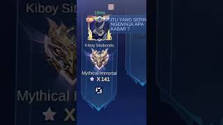 Itu bg sering ngeninja koq masih d glory🤭 #mlbb #mobilelegends #francoglobal