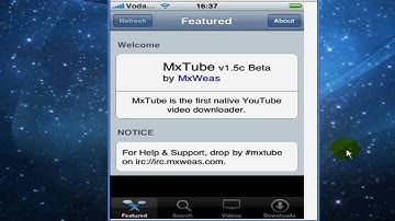 How to download youtube videos directly from your iphone/ipod using MXTUBE!