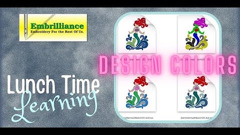 Colors of Embroidery Designs in Embrilliance