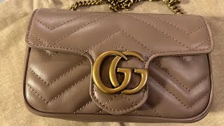 Gucci marmont super mini unboxing 2024