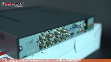 Đầu ghi hình STD-3908 và STD-5908 8 kênh 6 trong 1 camera UTC
