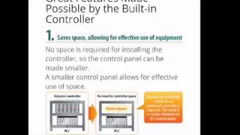 ERC3 Compact actuator build-in controller for low cost automation. by Chodchung